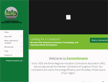 Tablet Screenshot of iricinsulation.com